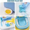 imageBDUCK BABY Baby Toys Kids Doctors Play Set Dentist Kit for Toddlers 35 4 in 1 Medical Station Set with Mobile Cart and Suitcase Pretend Play Toys Gift for 3 Year Old Boys and Girls