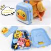 imageBDUCK BABY Baby Toys Kids Doctors Play Set Dentist Kit for Toddlers 35 4 in 1 Medical Station Set with Mobile Cart and Suitcase Pretend Play Toys Gift for 3 Year Old Boys and Girls