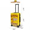 imageBDuck Kids 20 Inchs Carry On Luggage Rolling Suitcase Toddler Cute Yellow Duck Suitcase Travel Trolley Small Suitcase with Wheels Boys Girls Holiday Essentials