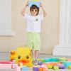 imageBDuck Kids Backpack for Boys Girls Preschool Bookbags 3D Cartoon Yellow Duck Daycare Toddler BagsDuckbill