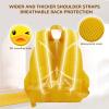 imageBDuck Kids Backpack for Boys Girls Preschool Bookbags 3D Cartoon Yellow Duck Daycare Toddler BagsTwinkle