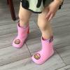 imageBDuck Kids Rain Boots for Boys Girls Waterproof Toddler Cartoon Garden BootsA Pink