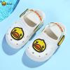 imageBDuck Little Kids Toddler Clogs Garden Shoes Boys Girls Cartoon Dinosaur Slides NonSlip Pool SandalsWhite