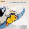 imageBDuck Toddler Shoes for Girl and Boy Comfortable ampamp Fashionable Kids Shoe Toddler Tennis Shoes Toddler Sneakers for ToddlerLittle KidIvory White