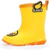 imageBDuck Kids Rain Boots for Boys Girls Waterproof Toddler Cartoon Garden BootsA Yellow