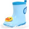 imageBDuck Kids Rain Boots for Boys Girls Waterproof Toddler Cartoon Garden BootsBlue