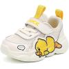 imageBDuck Toddler Shoes for Girl and Boy Comfortable ampamp Fashionable Kids Shoe Toddler Tennis Shoes Toddler Sneakers for ToddlerLittle KidOffwhite