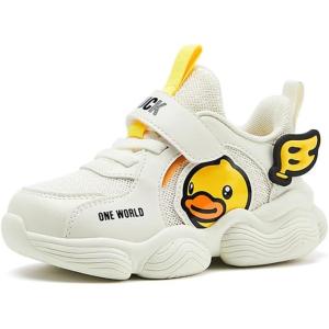 imageBDuck Toddler Shoes for Girl and Boy Comfortable ampamp Fashionable Kids Shoe Toddler Tennis Shoes Toddler Sneakers for ToddlerLittle KidBeige