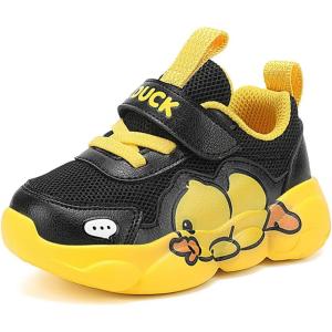 imageBDuck Toddler Shoes for Girl and Boy Comfortable ampamp Fashionable Kids Shoe Toddler Tennis Shoes Toddler Sneakers for ToddlerLittle KidBlack
