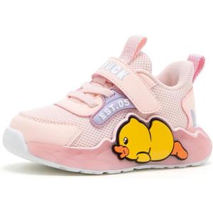 imageBDuck Toddler Shoes for Girl and Boy Comfortable ampamp Fashionable Kids Shoe Toddler Tennis Shoes Toddler Sneakers for ToddlerLittle KidDeep Pink