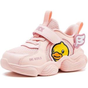 imageBDuck Toddler Shoes for Girl and Boy Comfortable ampamp Fashionable Kids Shoe Toddler Tennis Shoes Toddler Sneakers for ToddlerLittle KidPink
