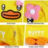 imageBDuck 10 Inch Mini Backpack Soft Plush Animal Kindergarten Mini Backpack Travel Bag Little For Toddler Boys and GirlsBuffy