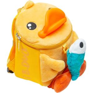 imageBDuck 10 Inch Mini Backpack Soft Plush Animal Kindergarten Mini Backpack Travel Bag Little For Toddler Boys and GirlsFishing