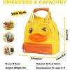 imageBDuck Plush Backpack Cute Duck Design with Zipper Shoulder Bag for Gifts Age 37 11quot h 01 White Duck03 Wink Duck