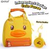 imageBDuck Plush Backpack Cute Duck Design with Zipper Shoulder Bag for Gifts Age 37 11quot h 01 White Duck03 Wink Duck