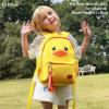 imageBDuck Plush Backpack Cute Duck Design with Zipper Shoulder Bag for Gifts Age 37 11quot h 01 White Duck04 Classic Duckbill