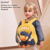 imageBDuck Plush Backpack Cute Duck Design with Zipper Shoulder Bag for Gifts Classic Duck03 Cowboy Blue  Detachable Duck