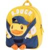 imageBDuck Plush Backpack Cute Duck Design with Zipper Shoulder Bag for Gifts Classic Duck03 Cowboy Blue  Detachable Duck