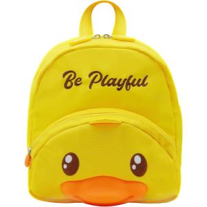 imageBDuck Plush Backpack Cute Duck Design with Zipper Shoulder Bag for Gifts Age 37 11quot h 01 White Duck02 Yellow Duck