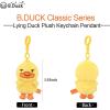 imageBDUCK Keychain Plush Pendant Stuffed Animal Cute Decorative Accessory Gift For Handbag Purse Backpack Car Keys01 Lying Duck