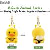 imageBDUCK Keychain Plush Pendant Stuffed Animal Cute Decorative Accessory Gift For Handbag Purse Backpack Car Keys02 Bee Duck