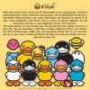 imageBDUCK Plush Purse Crossbody Bags Kawaii Handbag with Zipper Cute Duck Shoulder Bag Coin Wallet Toy Purse for Gifts2in1 Duck