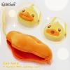 imageBDUCK Plush Purse Crossbody Bags Kawaii Handbag with Zipper Cute Duck Shoulder Bag Coin Wallet Toy Purse for Gifts2in1 Duck