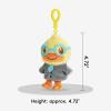 imageBDuck Plush Keychain Working Series Cute Duck Plush Pendant Fun Gen Z Office Figure Duck Gift for Humorous Friend Coworker Young Adults lndulgence DuckSuit Duck