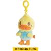 imageBDuck Plush Keychain Working Series Cute Duck Plush Pendant Fun Gen Z Office Figure Duck Gift for Humorous Friend Coworker Young Adults lndulgence DuckWorking Duck