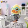 imageBDuck Plush Keychain Working Series Cute Duck Plush Pendant Fun Gen Z Office Figure Duck Gift for Humorous Friend Coworker Young Adults lndulgence DuckSuit Duck