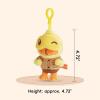 imageBDuck Plush Keychain Working Series Cute Duck Plush Pendant Fun Gen Z Office Figure Duck Gift for Humorous Friend Coworker Young Adults lndulgence DuckEye Mask Duck