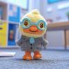 imageBDuck Plush Keychain Working Series Cute Duck Plush Pendant Fun Gen Z Office Figure Duck Gift for Humorous Friend Coworker Young Adults lndulgence DuckSuit Duck