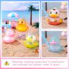 imageBDuck X Hidden Wooo Cute Floating Duck Series Collectible Blind Box Vinyl Figures Dopamine Holiday Theme 81 Secret Rare Style Desk Decor GiftSingle Box Random