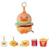 imageBDuck Yummy Series Plush Keychain Blind Box Multifuntional Bag Accessory Food Plush Fun Gift Idea