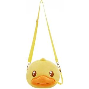 imageBDUCK Plush Purse Crossbody Bags Kawaii Handbag with Zipper Cute Duck Shoulder Bag Coin Wallet Toy Purse for Gifts2in1 Duck