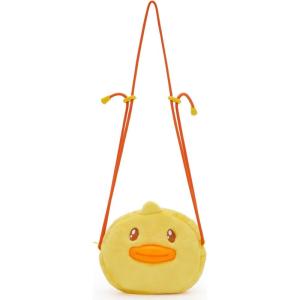 imageBDUCK Plush Purse Crossbody Bags Kawaii Handbag with Zipper Cute Duck Shoulder Bag Coin Wallet Toy Purse for Gifts3d Duckbill