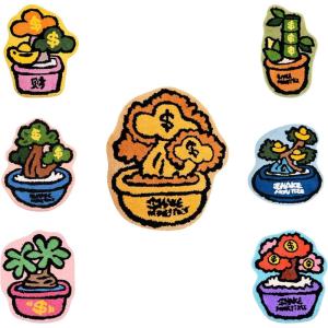 imageBDuck X POP Sunday Mini Random Mystery Rug Blind Box Carpet Cute Plush Accent Rug for Bedroom Dorm Desk Home Decor Gift 1 Random Style Shake Money Tree Series Single BoxShake Money Tree Rug Series