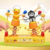 imageBDuck Game Board Games for Toddlers Jumping Ducks and Orangs Manual Boxing Toys for Kids 46 Handheld Educational Toys Family Games GorillaDucks