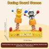 imageBDuck Game Board Games for Toddlers Jumping Ducks and Orangs Manual Boxing Toys for Kids 46 Handheld Educational Toys Family Games GorillaDucks