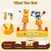 imageBDuck Game Board Games for Toddlers Jumping Ducks and Orangs Manual Boxing Toys for Kids 46 Handheld Educational Toys Family Games GorillaDucks